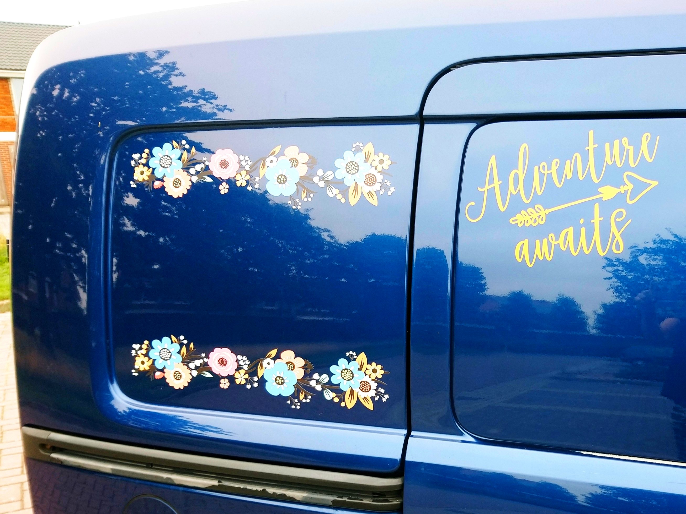 Sticker Voiture Motif Coccinelles Tenstickers