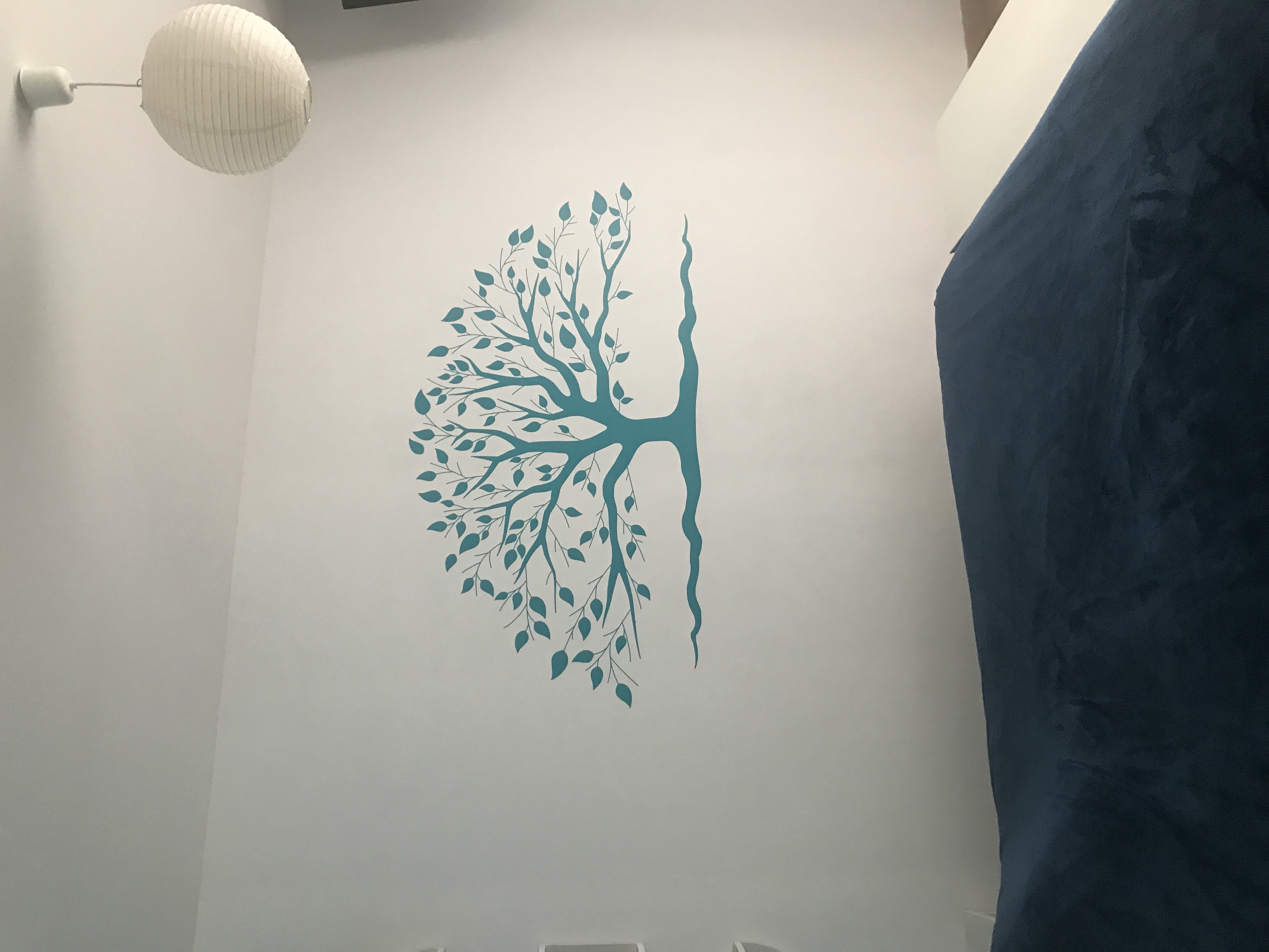 Monocolor Tree Of Life Design Headboard Wall Sticker TenStickers