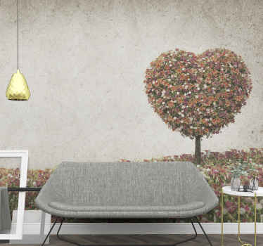 Monocolour Tree Of Life Circle Wall Sticker TenStickers