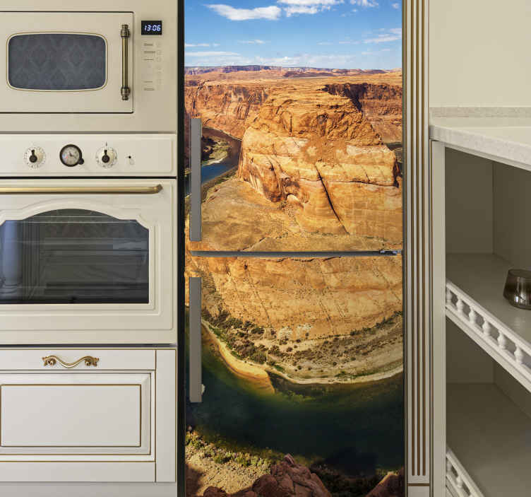 K Hlschrank Sticker Grand Canyon Tenstickers