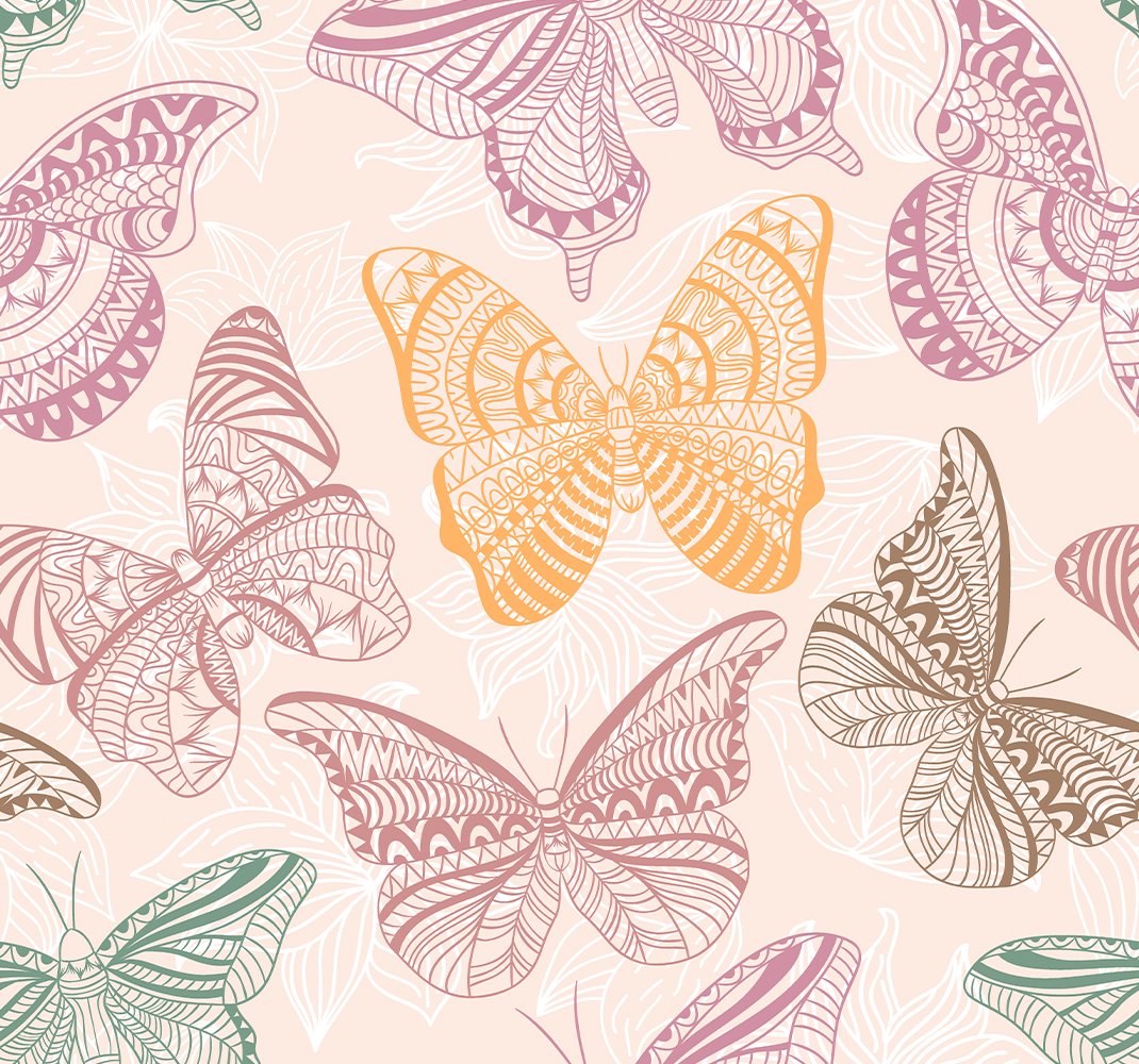 Tapisserie Papillon Papillons D Coratifs Color S Tenstickers