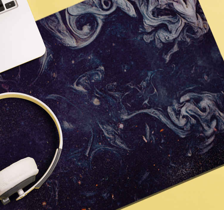 Tapis de souris abstrait Noir