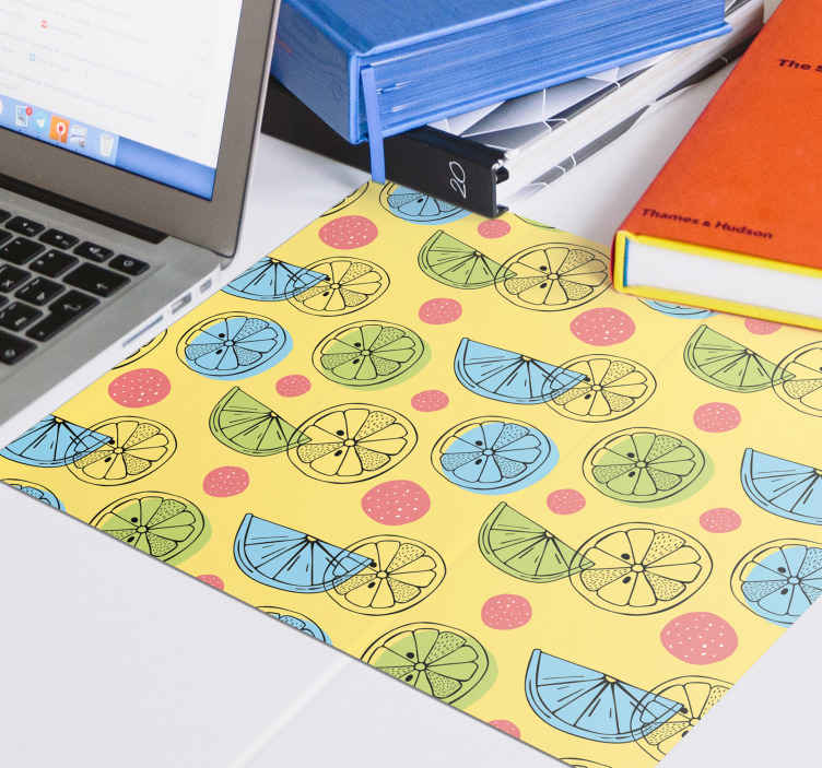 Podložka pod myš so vzorom citrusových plátkov - Tenstickers