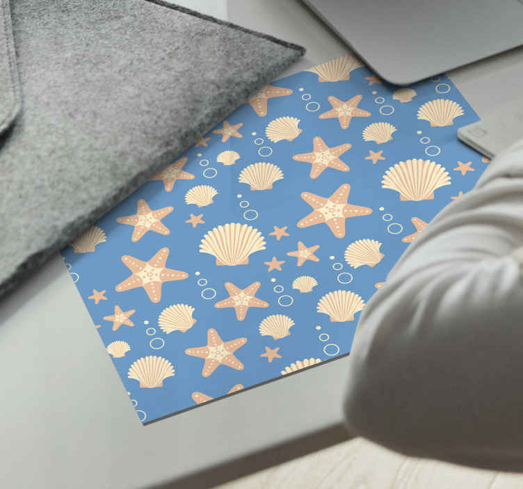 Merenelävienkuvio hiirimatto - Tenstickers