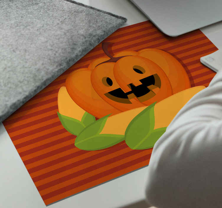 Podložka pod myš vianoce veselá tekvica - Tenstickers