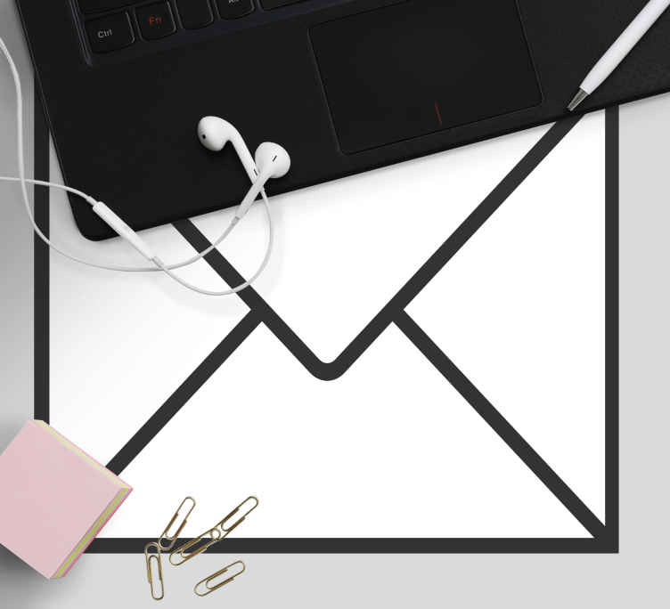Original mouse pad envelope outline - TenStickers