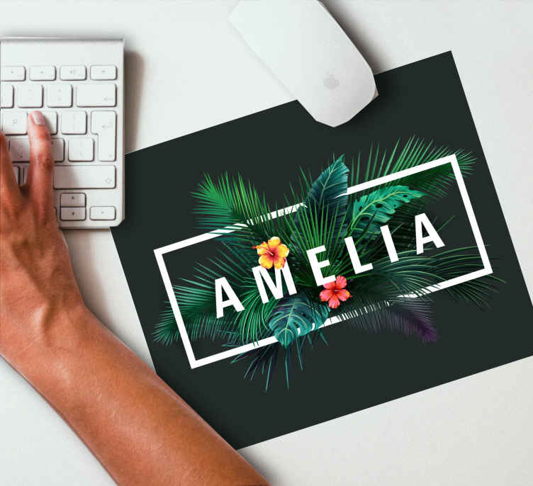 Tropiske sommerplanter flere musemåtter - TenStickers