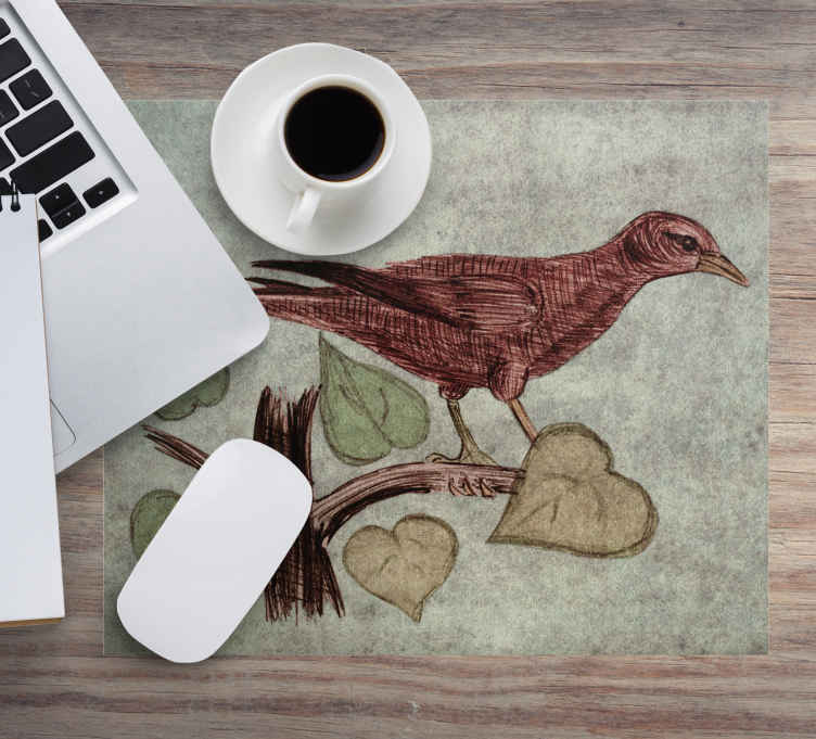 tapis de souris original Illustration vintage - TenStickers