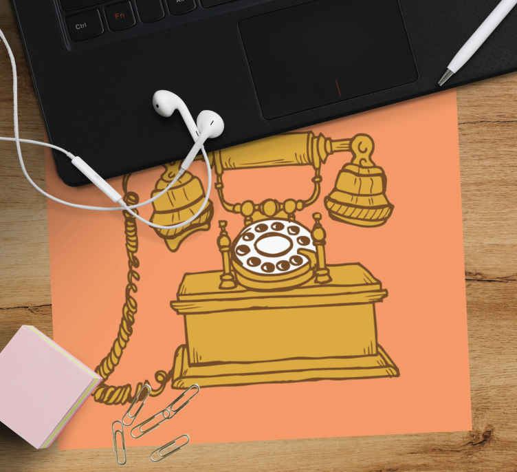 Oryginalna podkładka pod mysz telefon rotacyjny - TenStickers
