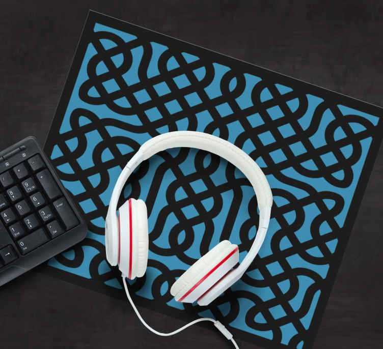 Mouse pad originale Tema del tatuaggio tribale