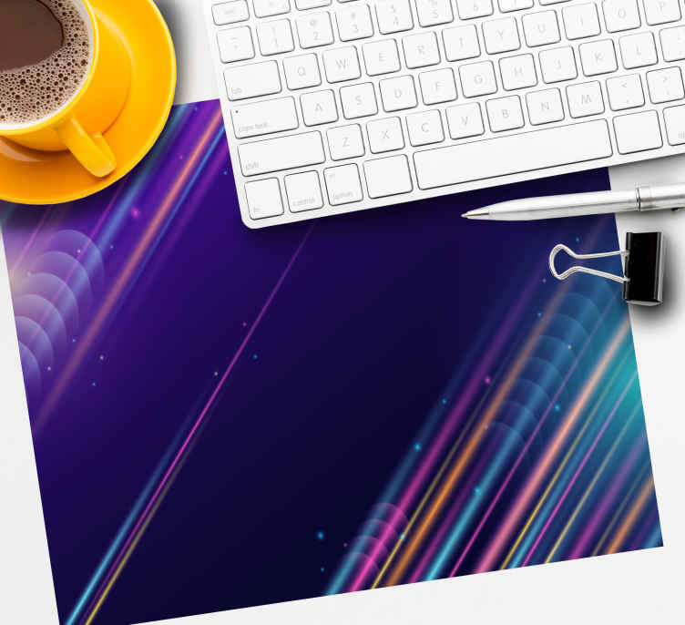 Mouse pad patterns colorful abstract lines - TenStickers