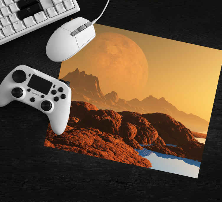 Mouse pad originale Pianeta alieno