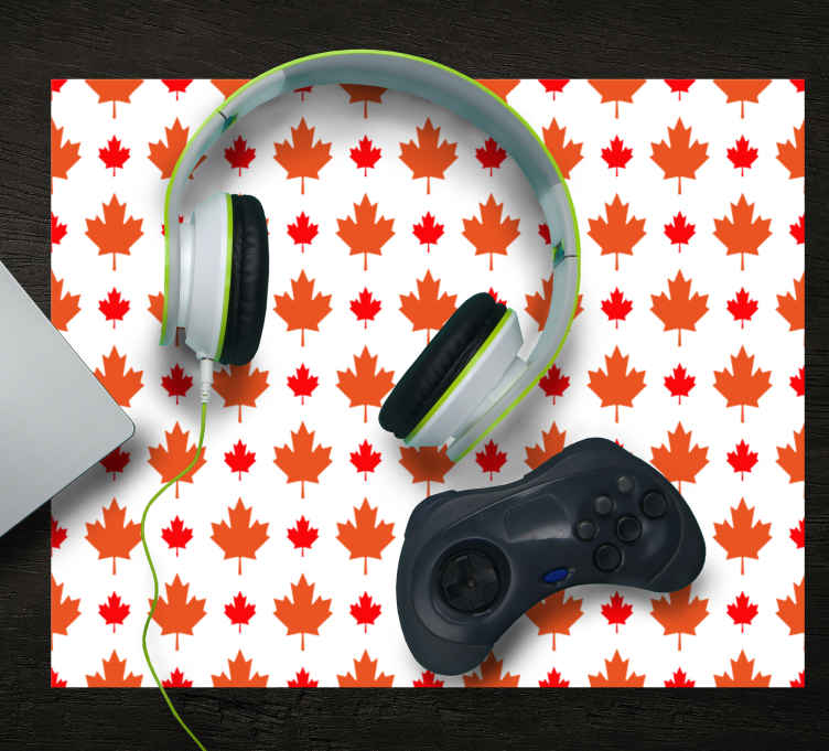 Different Canadian leaves mouse pad patterns TenStickers