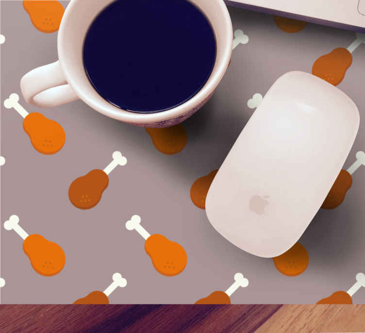 Mouse pad original picioare de pui desenate - TenStickers