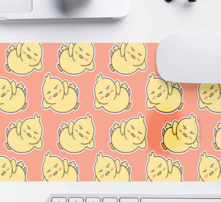 Anime mousepad featuring adorable cartoon characters - TenStickers