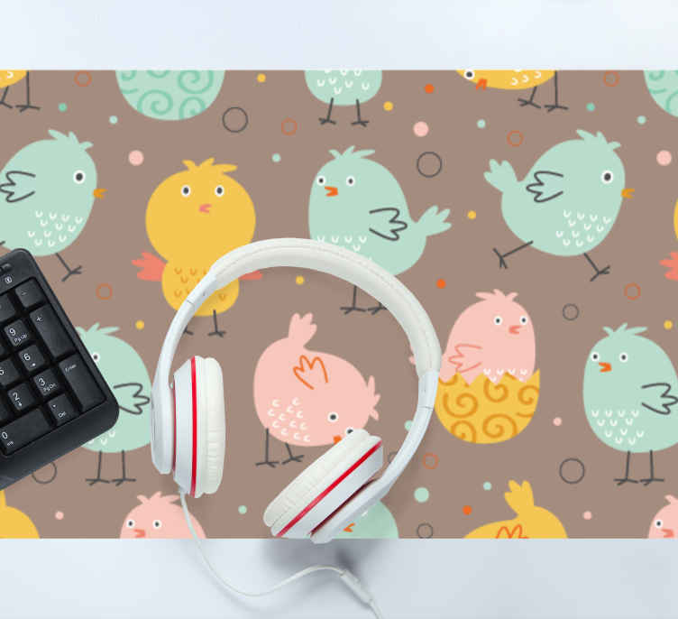 Original mouse pad with colorful bird designs - TenStickers