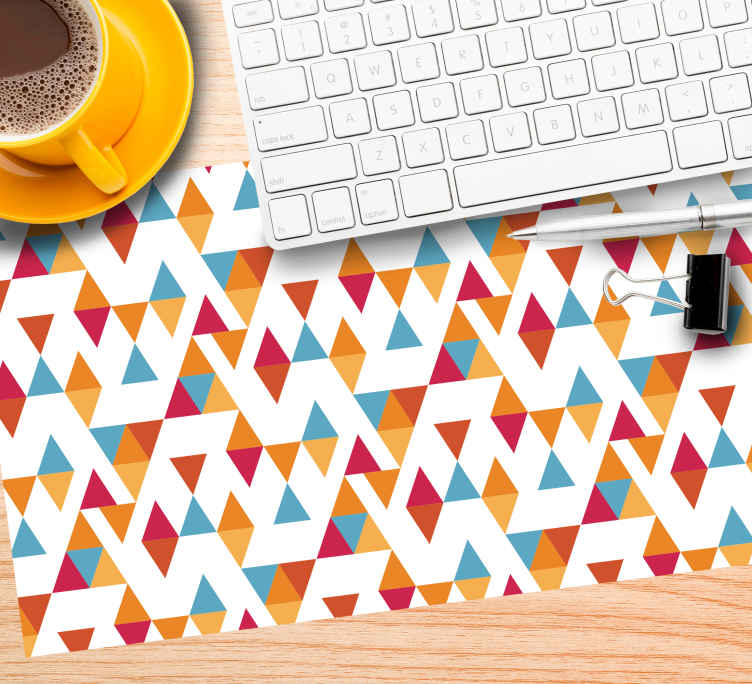 Modernus pelės kilimėlis ryškios geometrinės formos - „Tenstickers“