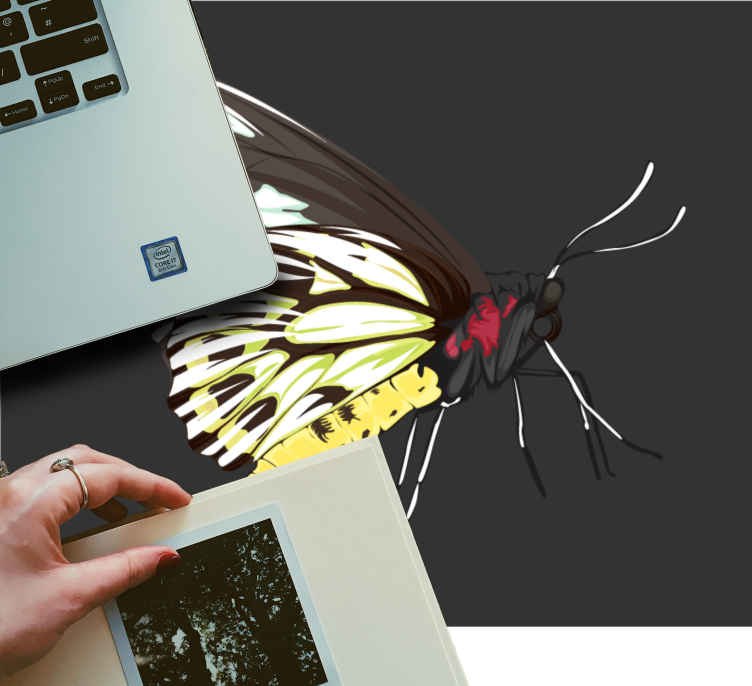 Tapis de souris original illustration de papillon stylisé - TenStickers