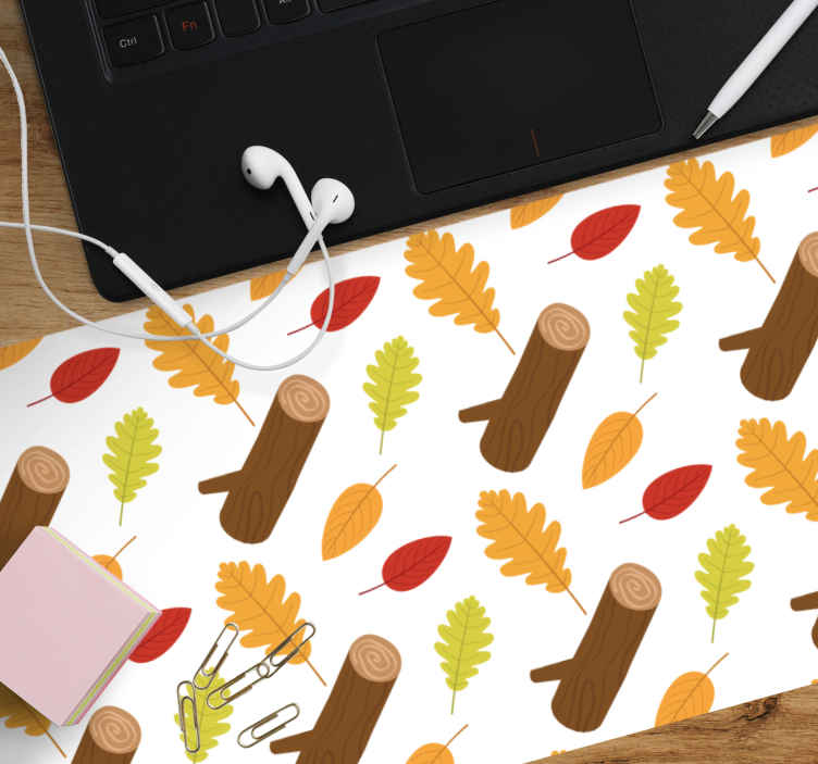 Mouse pad originale Alberi diversi multicolori