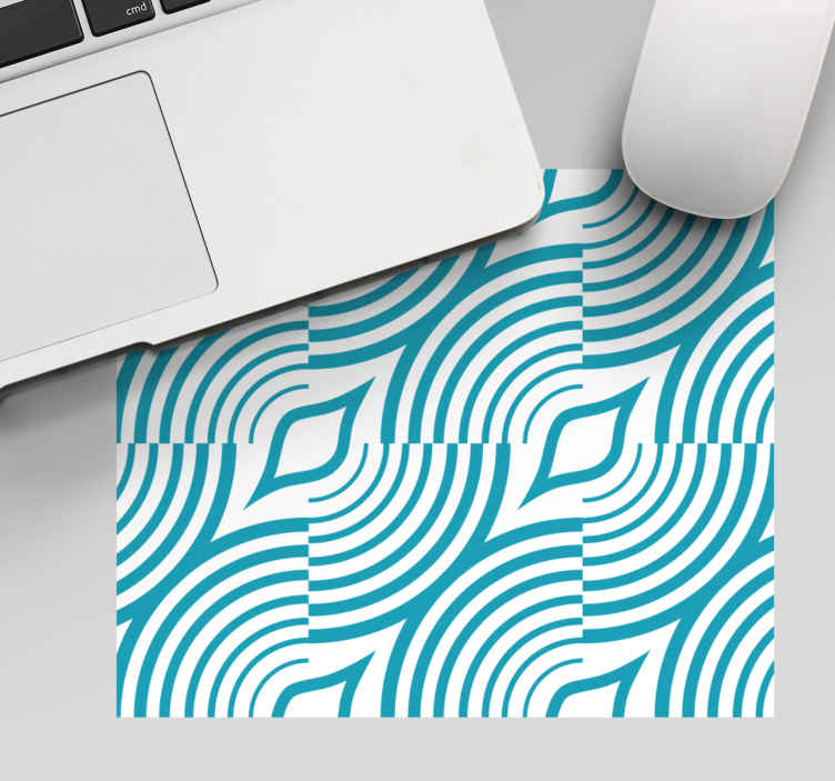 Mouse pad originale Linee blu modello mare sea