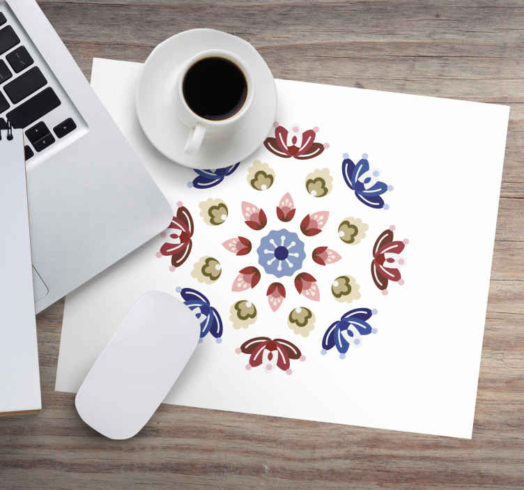 Mouse pad con motivi e texture Teste di fiori
