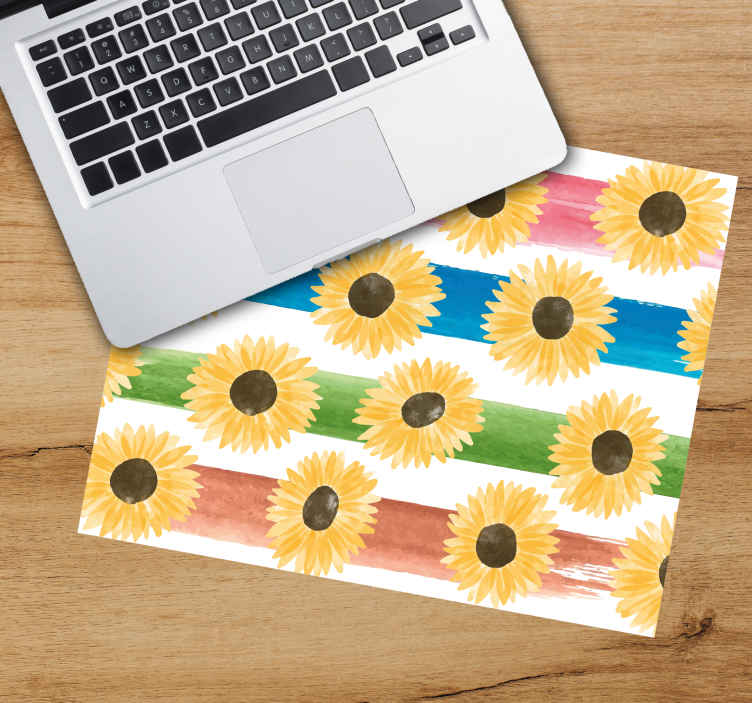 Mouse pad con motivi e texture Fiori con bellezza