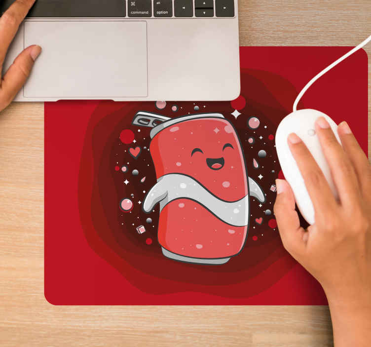 Mouse pad pentru gaming personaj soda fericit - TenStickers