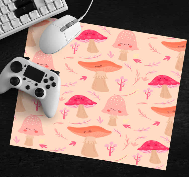 Mouse pad originale Felici funghi classici
