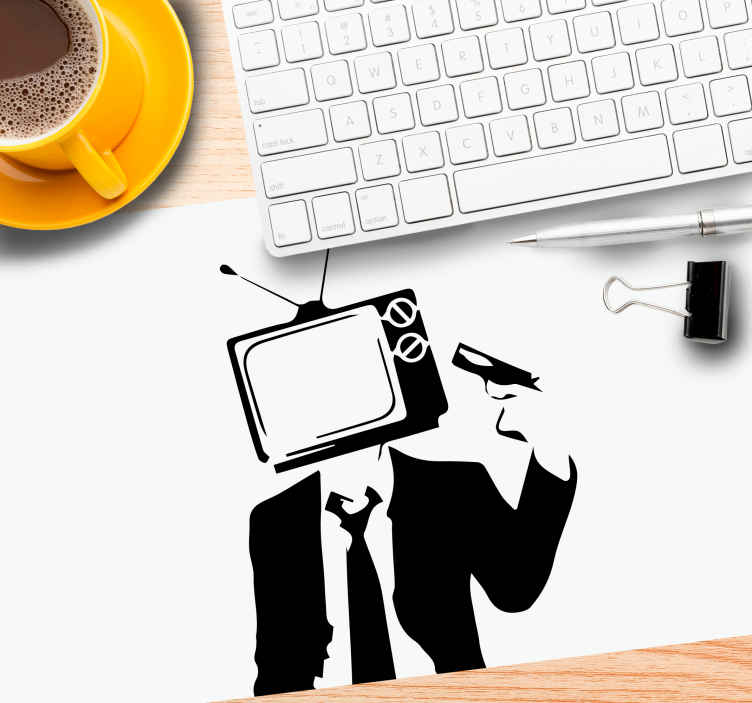 Min controle tv graffiti più tappetini per il mouse