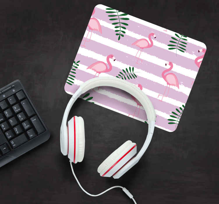 Mouse pad originale Simpatico motivo a fenicottero