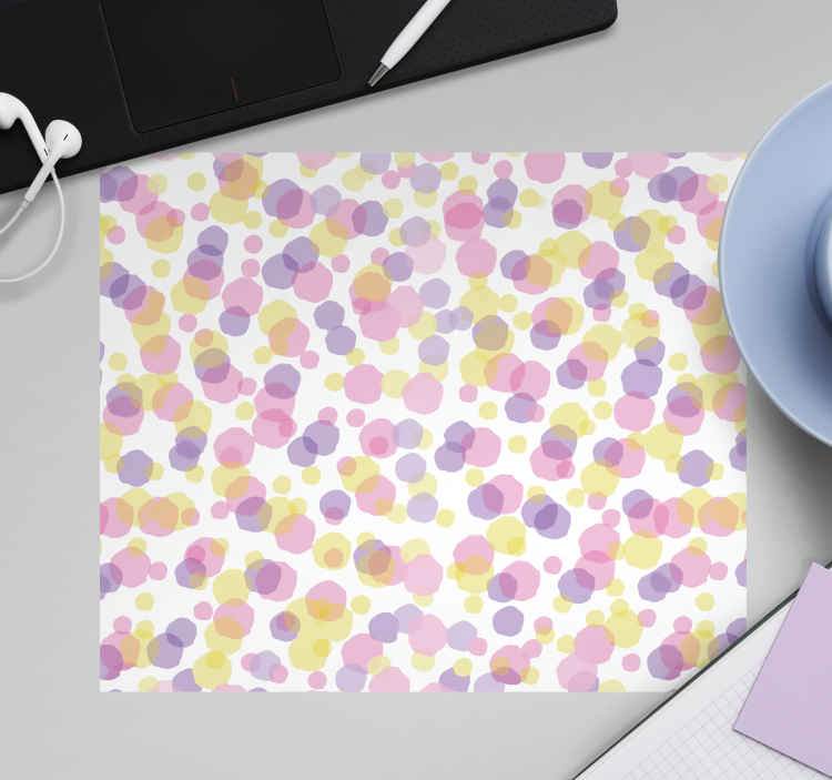 Mouse pad originale Pois acquerello pastello