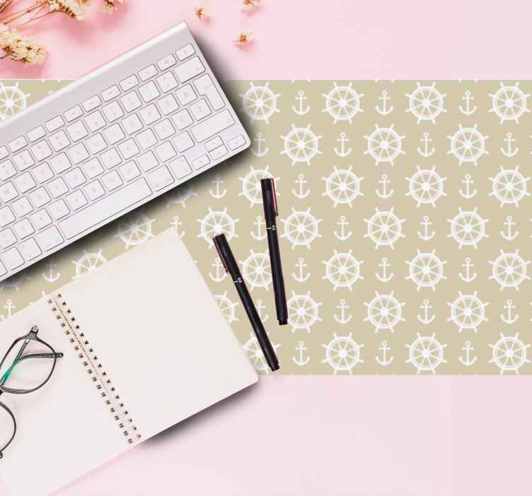 Elementi nautici vintage modello più tappetini per il mouse