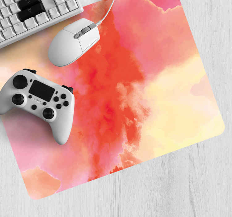 Mouse pad patterns colorful abstract swirl - TenStickers