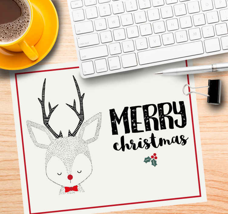 Glædelig jul rensdyr julemusik - TenStickers