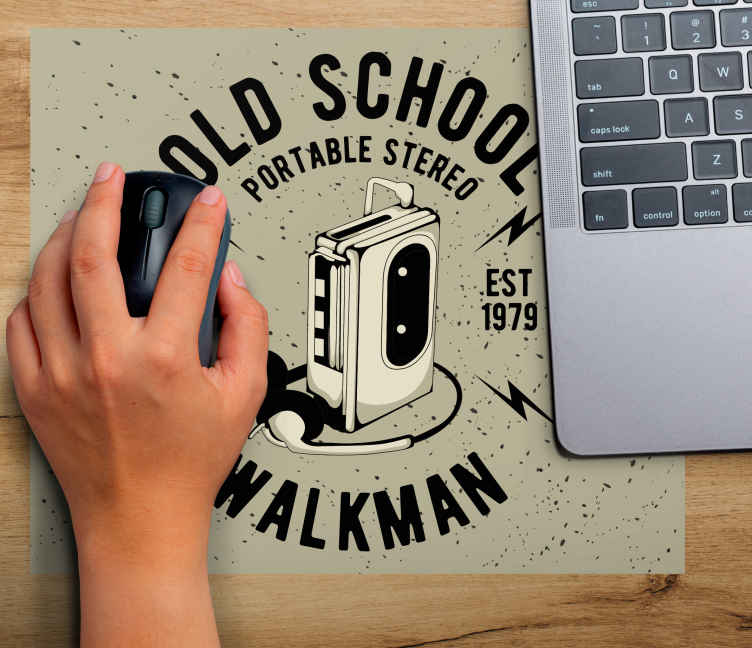 Mouse pad original walkman stereo vintage - TenStickers