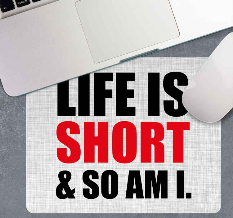 Funny Quote Joke mouse pad quotes - TenStickers