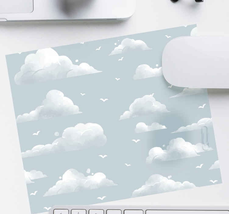 Mouse pad de modele și texturi model nori pufoși - TenStickers
