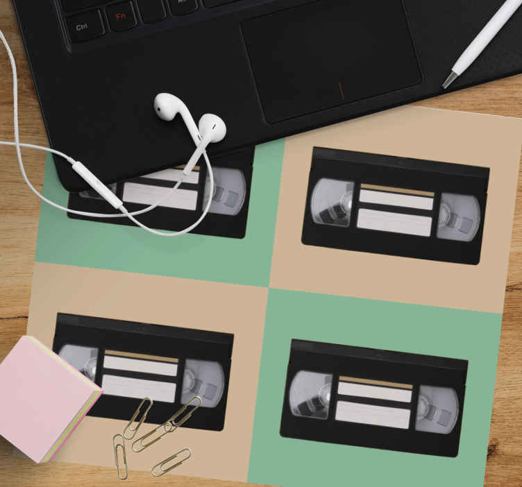 Mouse pad original cu casete video retro - TenStickers