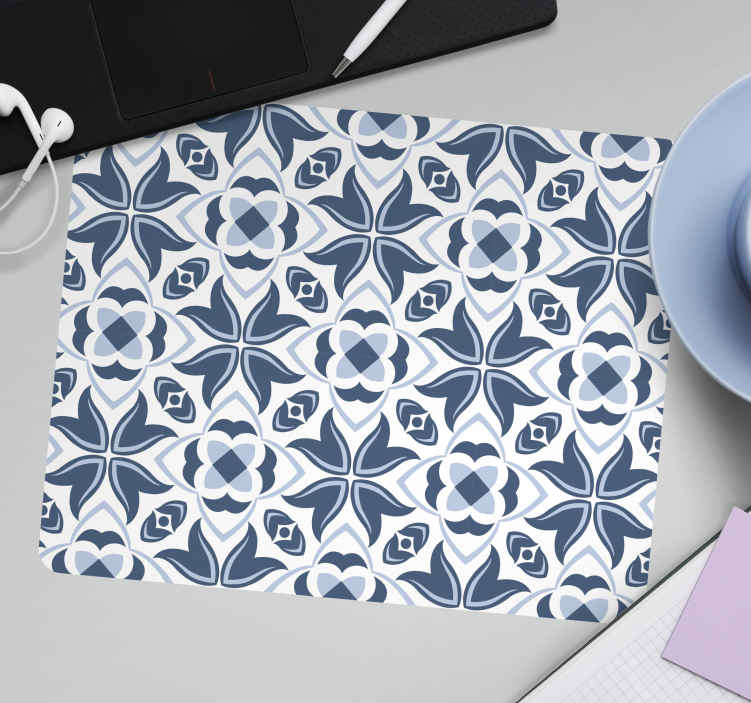 Hampton Style flower bouquet original mouse pad - TenStickers