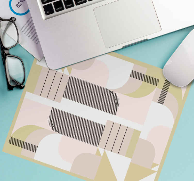 Mouse pad de modele și texturi forme geometrice moi - TenStickers
