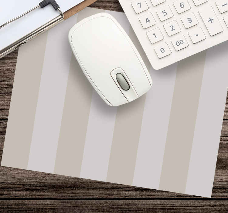Strisce verticali motivo hamptons più tappetini per il mouse
