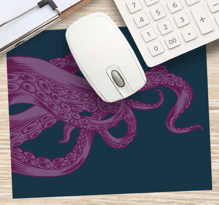 Mouse pad pentru gaming design tentacule de caracatiță - TenStickers