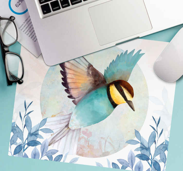 Glamour-tyylinen taiteellinen lintu Alkuperäinen hiirimatto - Tenstickers