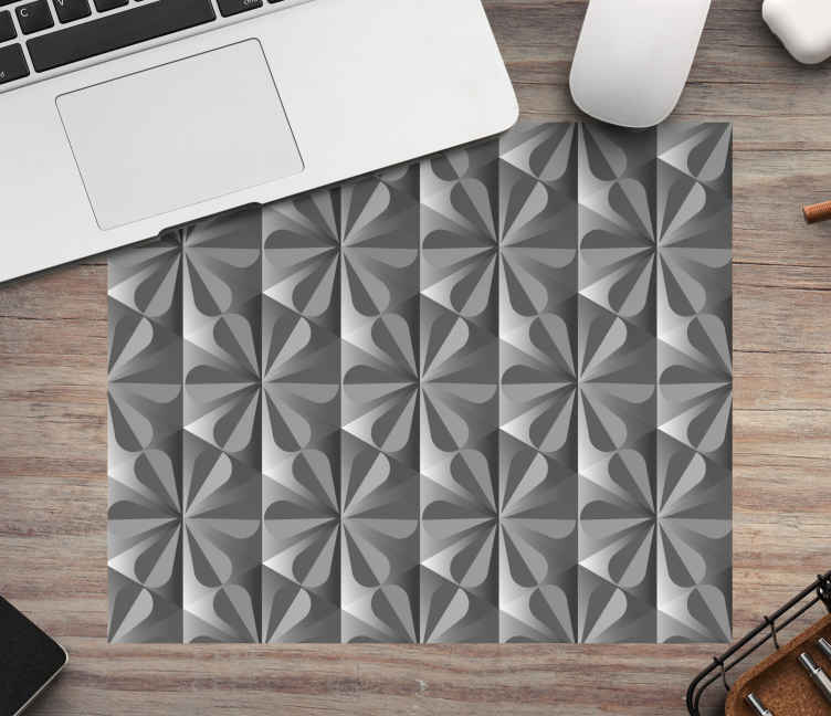 Mouse pad de modele și texturi aranjament geometric stilat - TenStickers