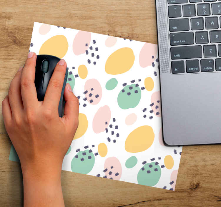 Mouse pad de modele și texturi forme abstracte vibrante - TenStickers