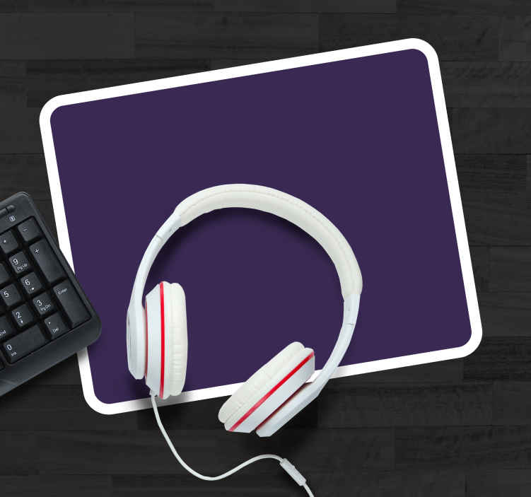 Mouse pad patterns headphones on surface - TenStickers