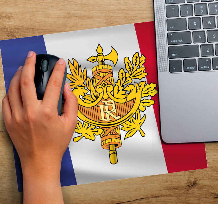 Tapis de souris armoiries République Française - TenStickers