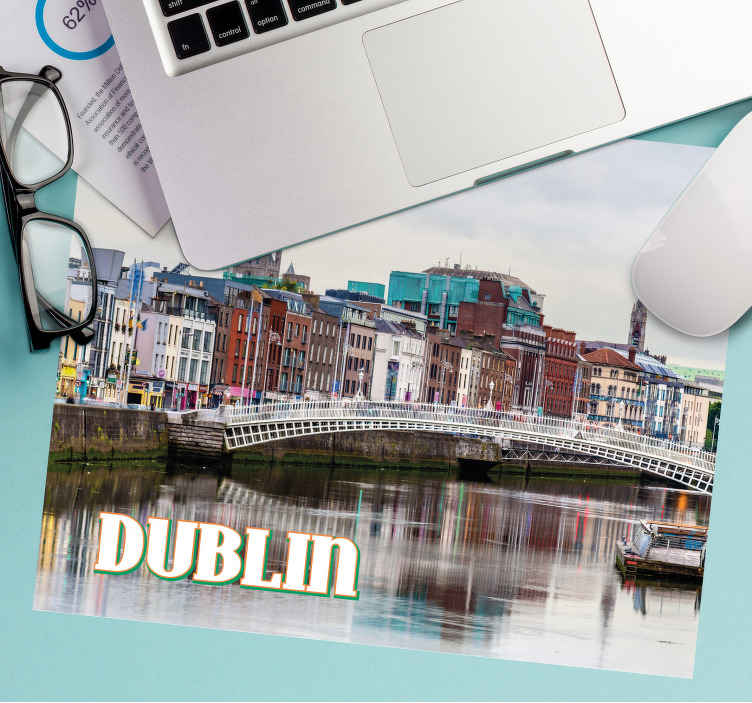 Dublin landscape mouse pads TenStickers