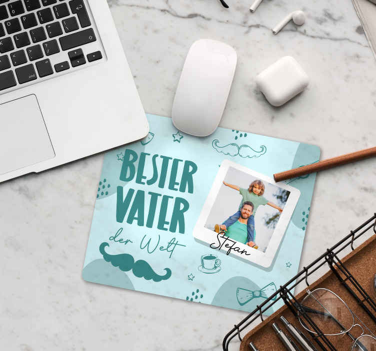 Bester Vater Mauspad für Vatertag - TenStickers