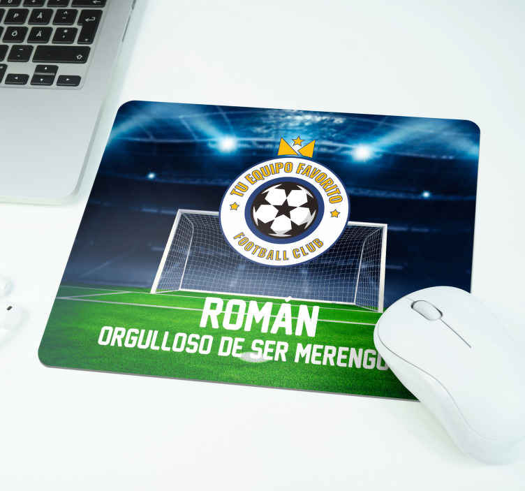 Alfombrilla de ratón personalizable fútbol - TenVinilo